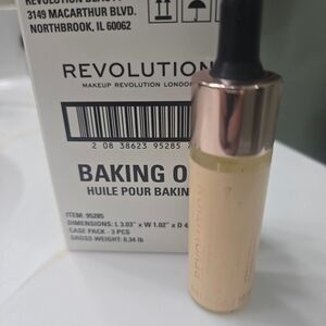 Revolution Baking Oil with Rose Gold Accents